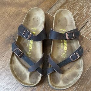 Birkenstocks. Size 38 Mayari Oiled Leather Habana